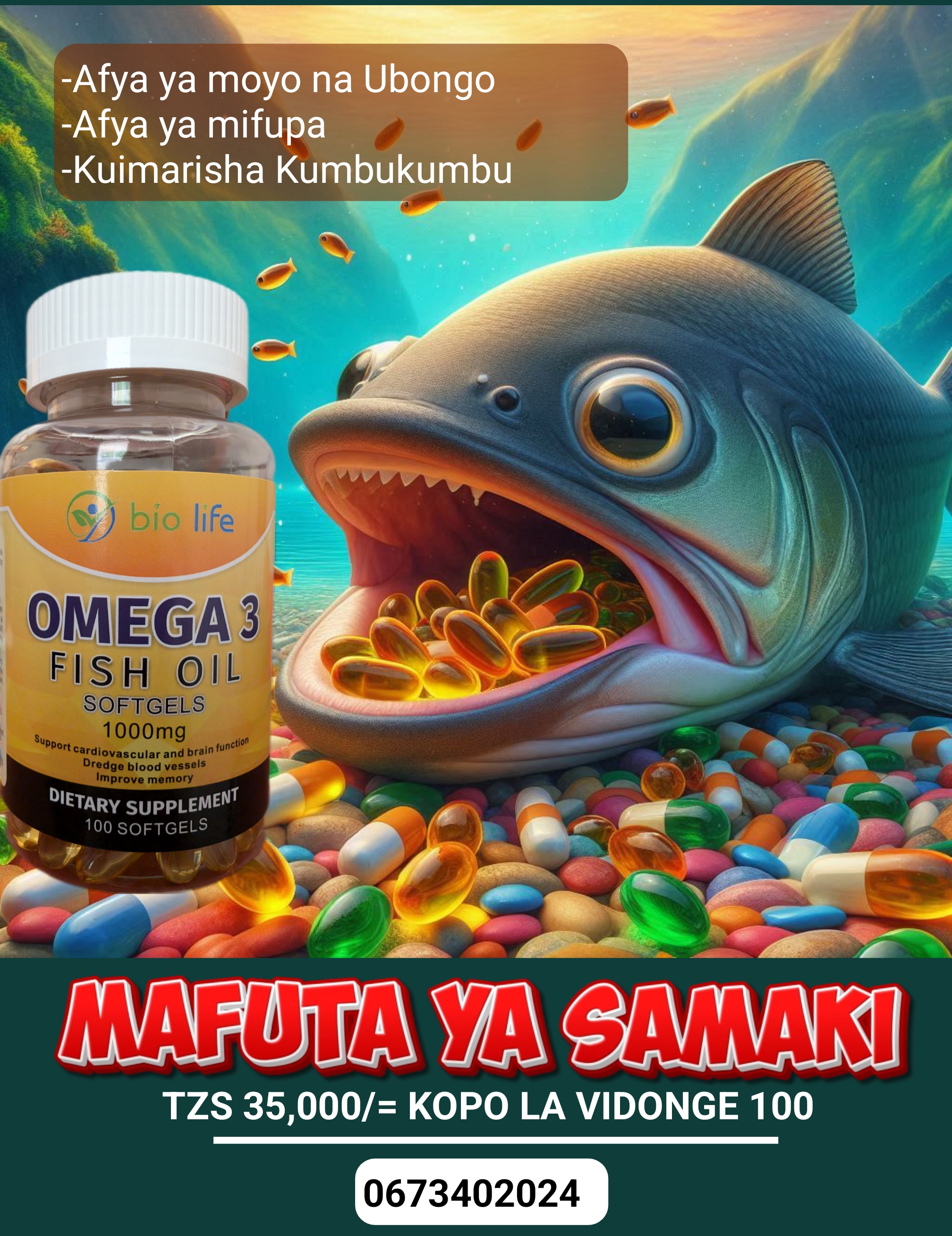FISH OIL CAPSULES ( OMEGA-3)